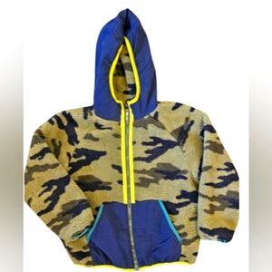 Zara Kids Camouflage Hooded Jacket